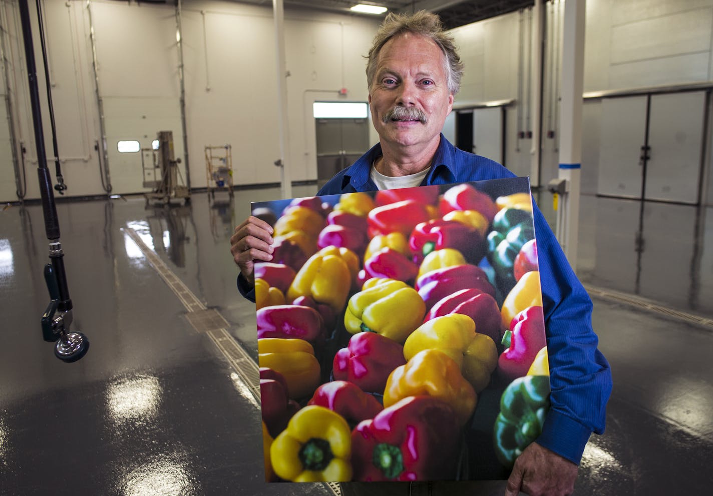 Rhys Williams is general manager of the Good Acre food hub, which opens Friday. The hub, located in Falcon Heights, will allow farmers to get their produce ready for market.