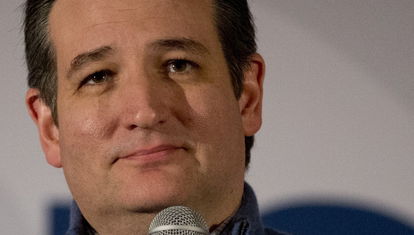 Republican presidential candidate, Sen. Ted Cruz, R-Texas, listens to a question from the crowd at a campaign event at Bridge View Center Tuesday, Jan. 26, 2016, in Ottumwa, Iowa. (AP Photo/Jae C. Hong)