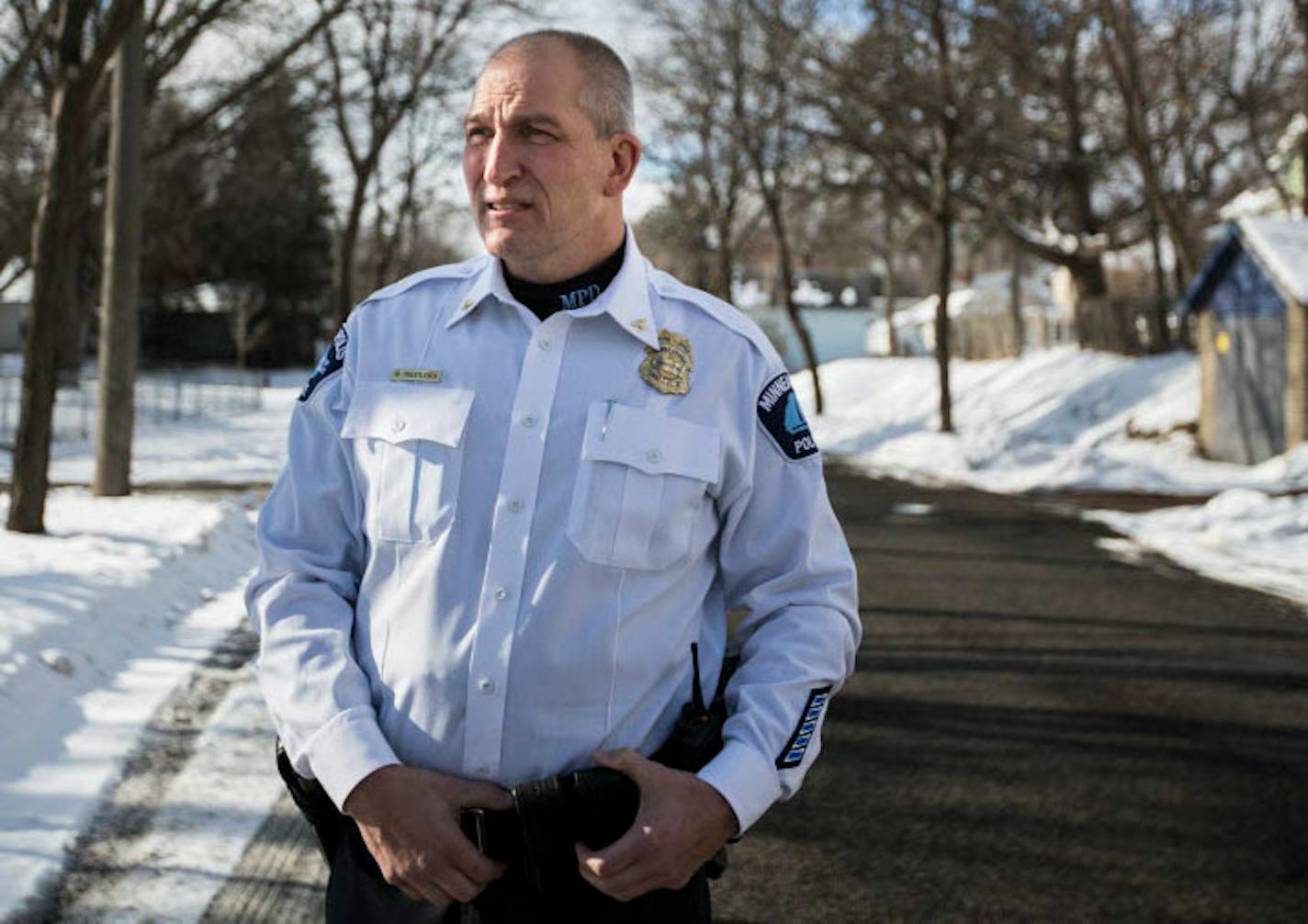 January 2016 file -- Mike Friestleben near where he grew up in north Minneapolis.