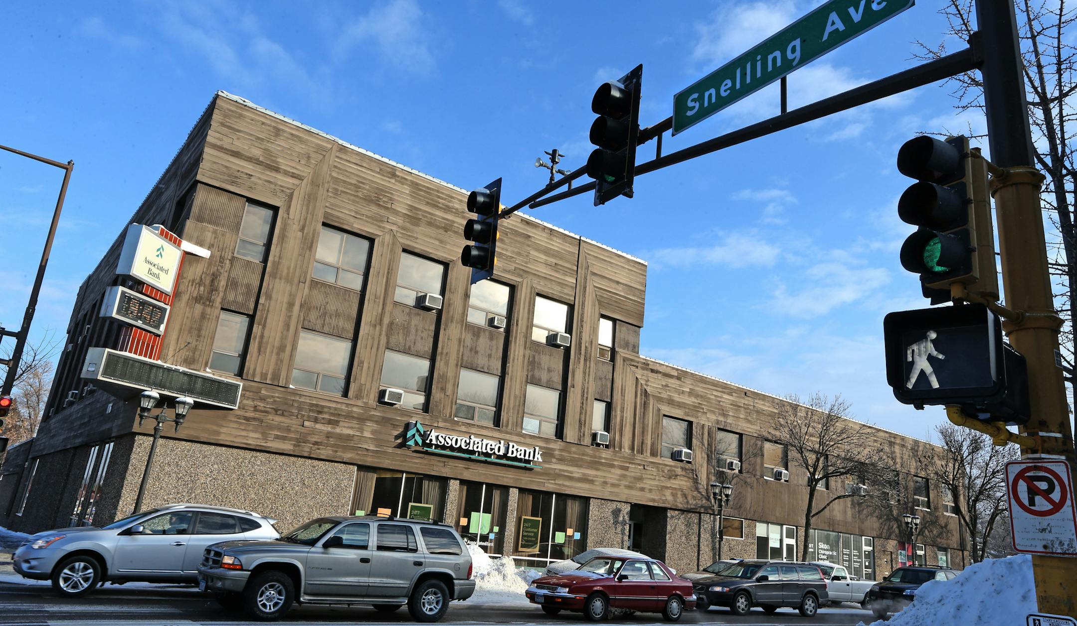In the next two weeks, several structures will be torn down in St. Paul’s Selby-Snelling area to make room for a new Associated Bank building. In late summer, the bank’s current home will be demolished and work will begin on the Vintage on Selby.