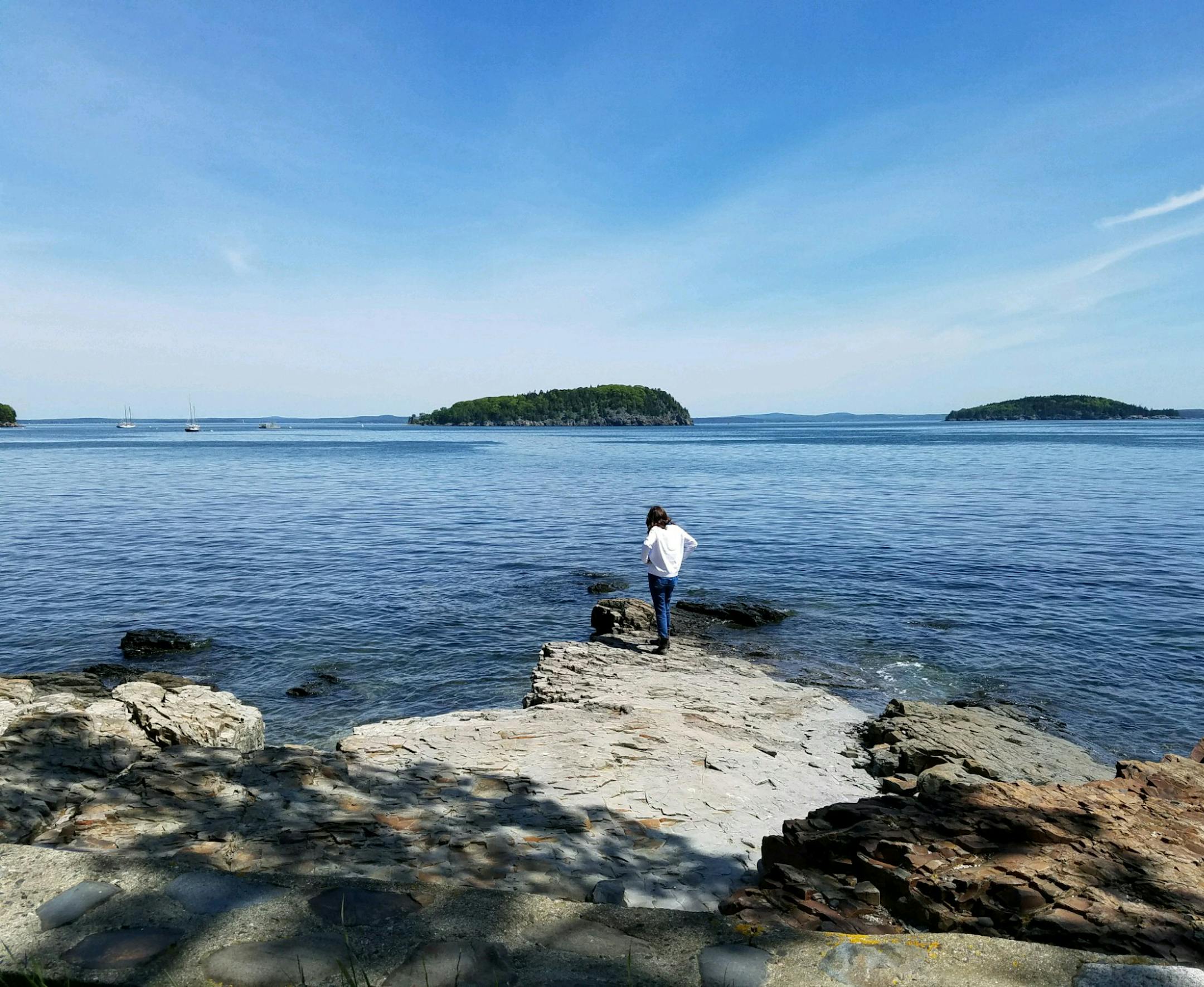 Phone number correction: 952-906-9564 On Wed, Aug 1, 2018, 11:17 AM Carrie Massine <cmassine@gmail.com> wrote:
Hi Kerri... here are some details. Our phone number is 952-906-9664. We love your feature in the paper! Location: Bar Harbor, Maine
Date of photo: June 12, 2018
Orientation: looking due east out over the harbor
Equipment: Samsung Galaxy S7 Edge
Photo credit: Steve Massine of Shorewood MN We spent 6 days exploring beautiful Acadia National Park on Mt. Desert Island. A little vintage mote