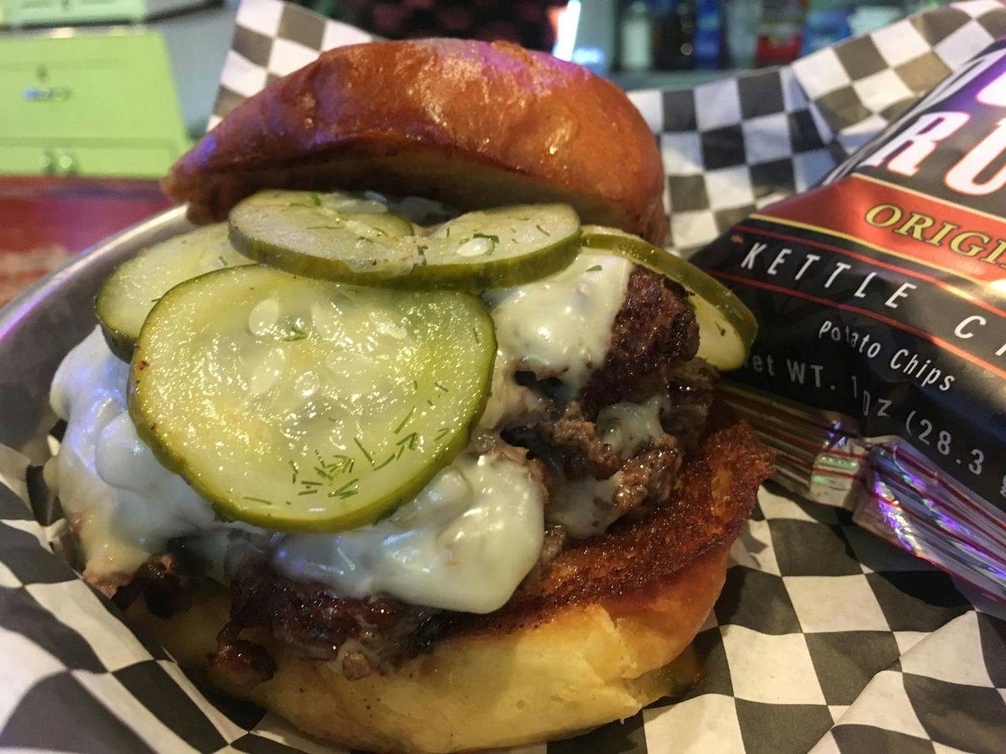 As of last week, the former Tony Jaros River Garden is home to Burger Dive