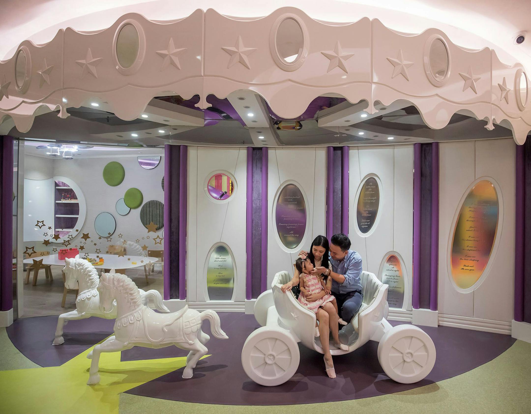 Chris Jung, Chief Operation Officer of Gene Discovery, poses a photograph with his wife Louise Poon and daughter Kaysley Jung in Hong Kong on June 6, 2019. MUST CREDIT: Bloomberg photo by Paul Yeung.