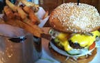 The burger at Haute Dish. Photo by Rick Nelson
