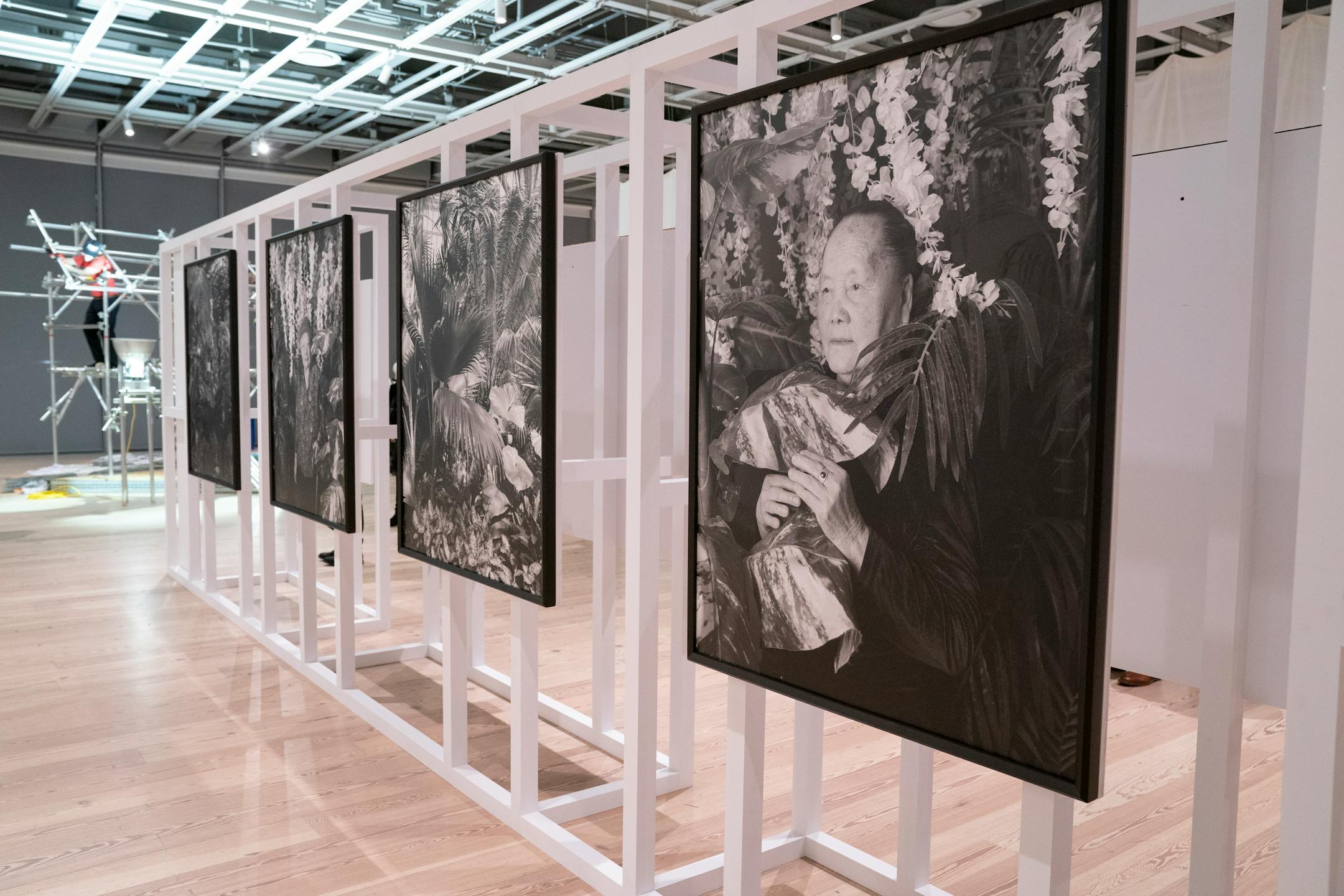 Some of Pao Houa Her's work at the Whitney Biennial.