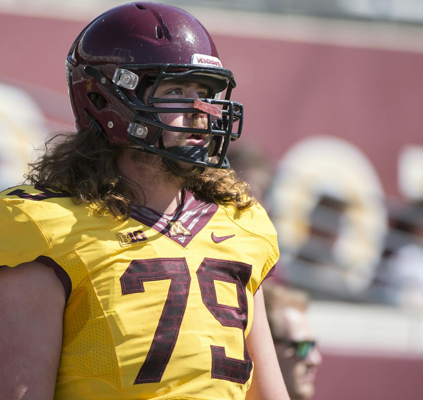 University of Minnesota offensive lineman Jonah Pirsig.