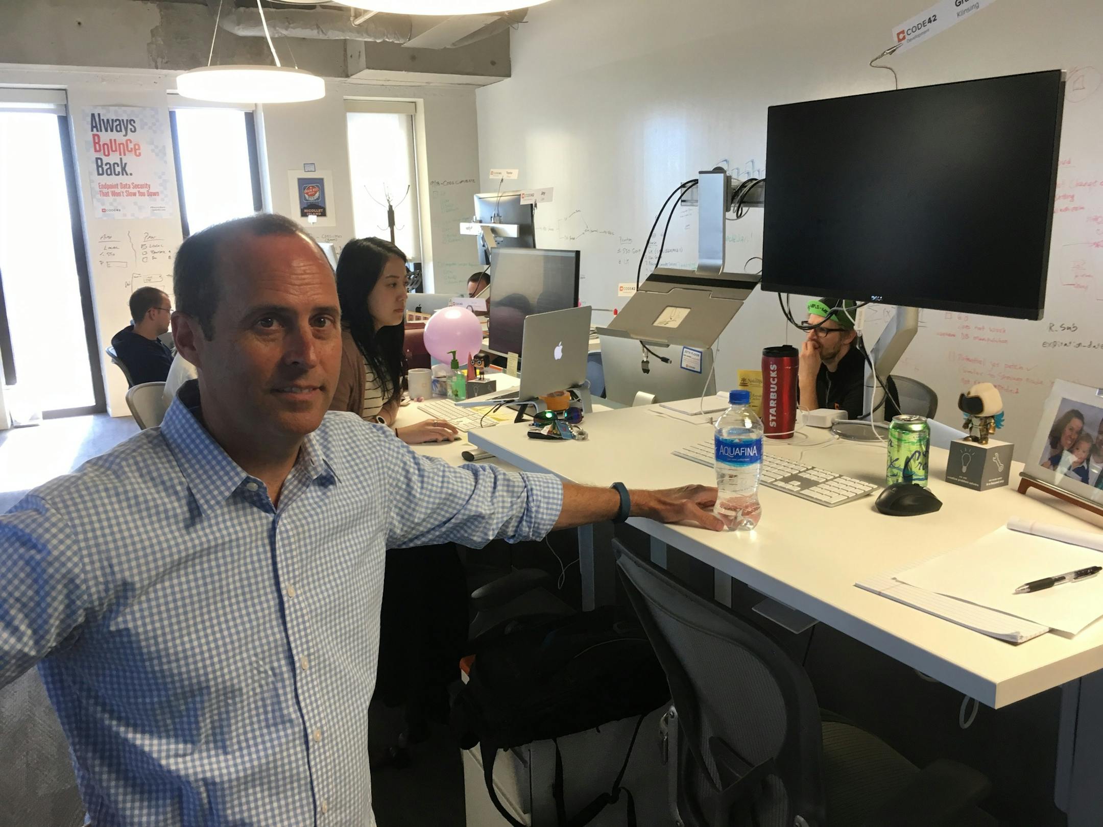 Code42 CEO Joe Payne at company's headquarters at 100 S. Washington Avenue. Photo: Neal.St.Anthony@startribune.com