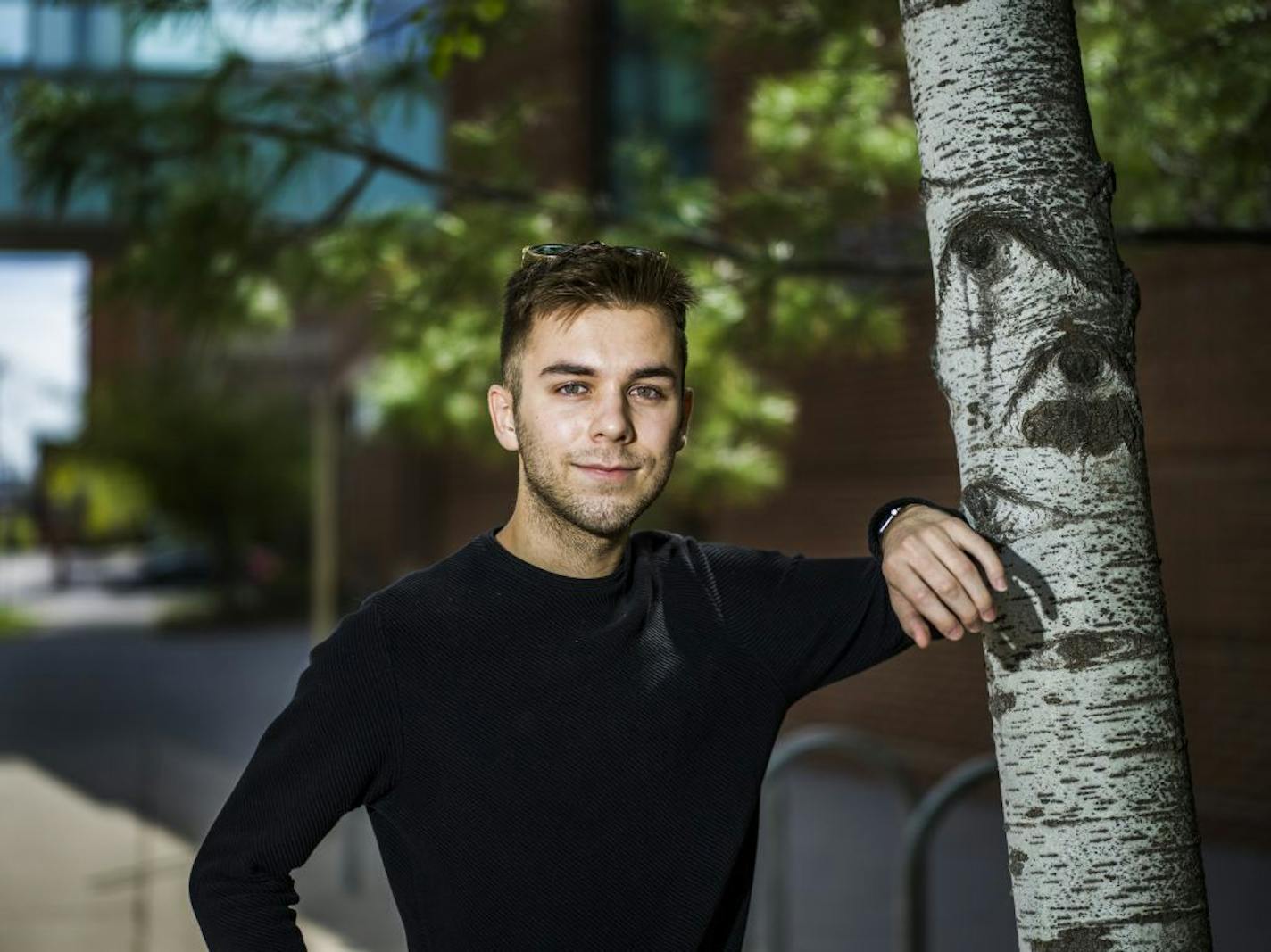 Graduating senior Cameron Lulic will pursue a graduate program in the upcoming year. "Incurring this extra debt is much more worth it than entering a job market that doesn't exist," he said.