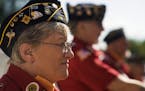 Gloria Burt, of the American Legion Post 118 of Wayzata, was part of opening ceremonies for new veterans housing.