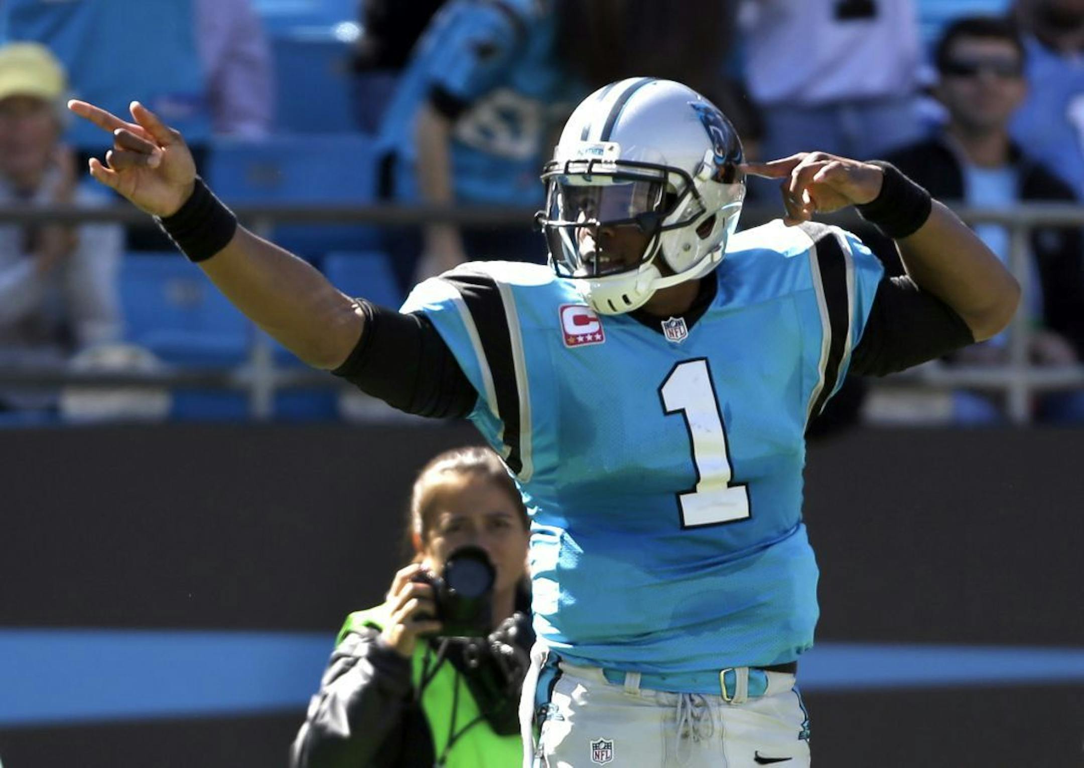 Carolina Panthers' Cam Newton (1)