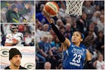 Maya Moore kept it classy as a prominent pro, especially when compared to (top to bottom) Brett Favre, Tom Brady and Aaron Rodgers.