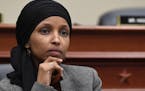 Rep. Ilhan Omar, D-Minn., during a March hearing on Capitol Hill. Omar plans to visit Israel and the Palestinian territories this month, sparking a pe