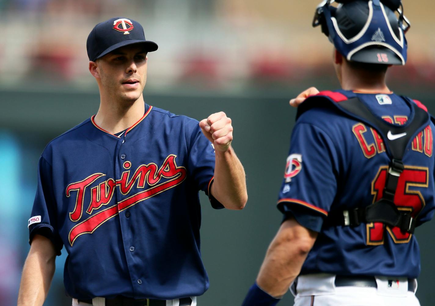 Twins relief pitcher Taylor Rogers