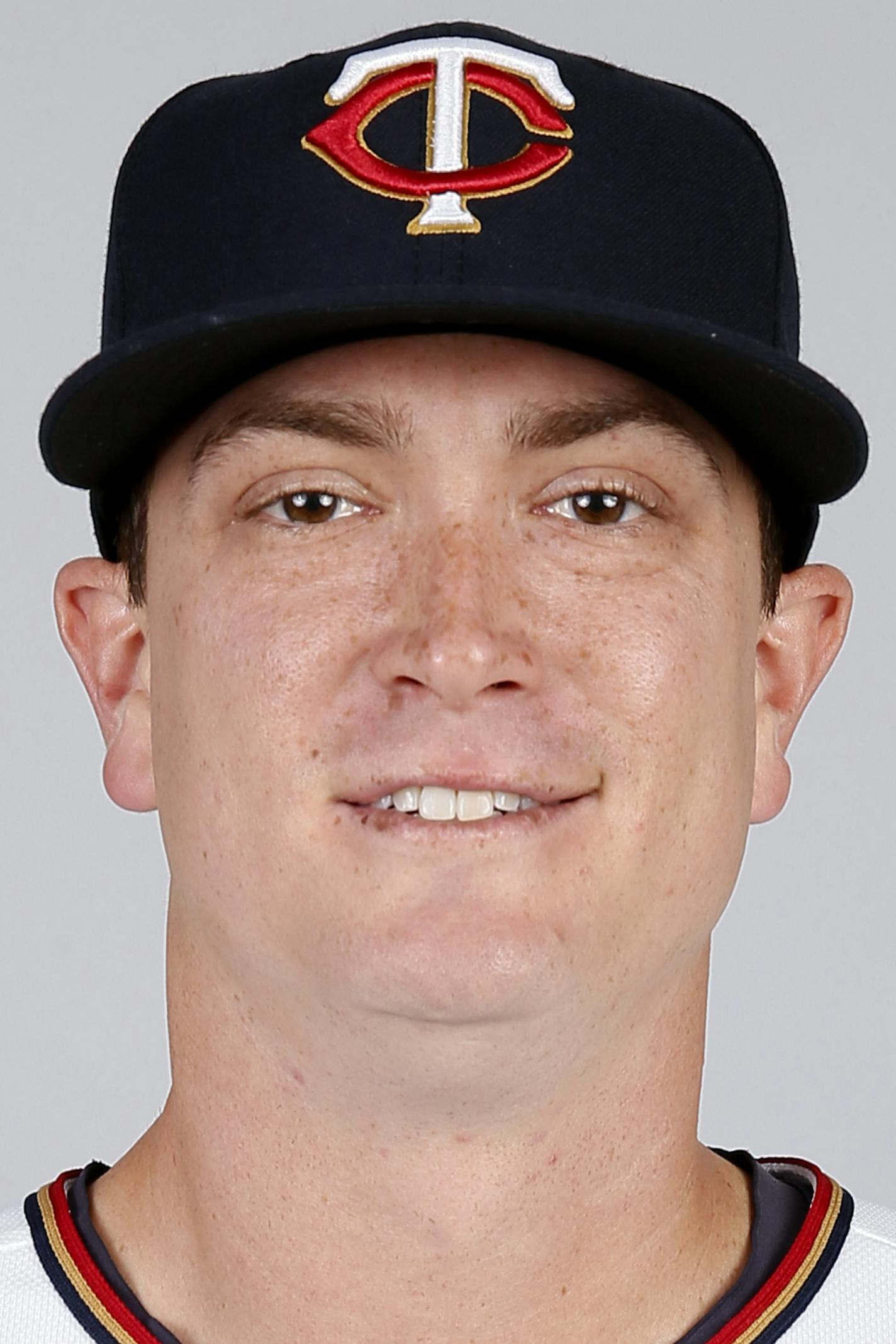 This is a 2015 photo of Kyle Gibson of the Minnesota Twins baseball team. This image reflects the Twins active roster as of Tuesday March 3, 2015, when this image was taken. (AP Photo/Tony Gutierrez)