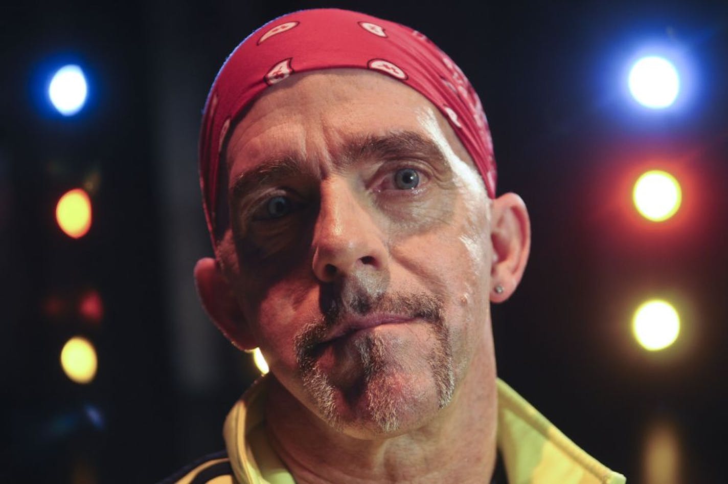 Myron Johnson, a longtime choreographer and is doing his final show at the Ritz Theatre in Minneapolis. He posed for this portrait on stage at the Ritz Theatre on Friday, October 14, 2011.