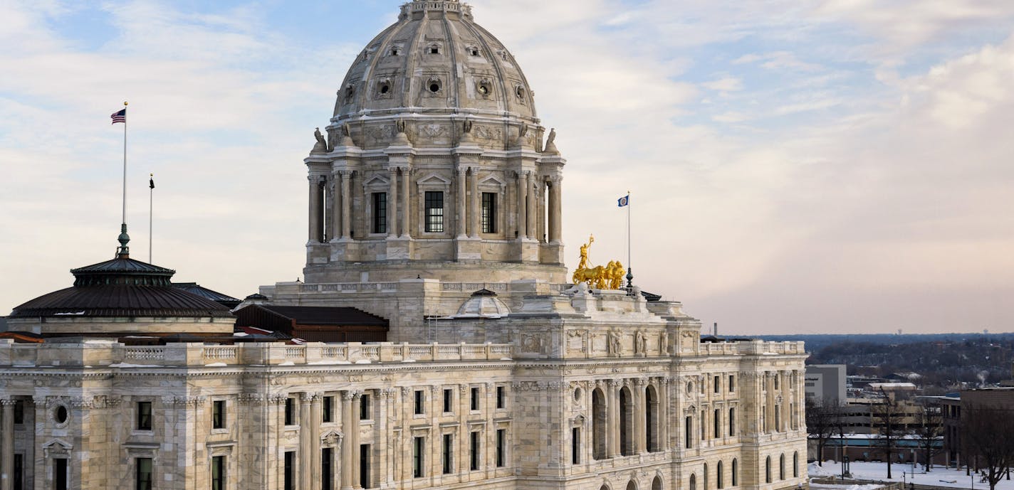 The Minnesota State Capitol. ] GLEN STUBBE &#x2022; glen.stubbe@startribune.com Tuesday, February 13, 2018 The 2018 legislative session will both shape and be shaped by the forthcoming campaign, and a number of candidates for numerous political offices will be in the statehouse mix.EDS, thes eare for pre session preview story on Feb 18 and any appropriate use after that.