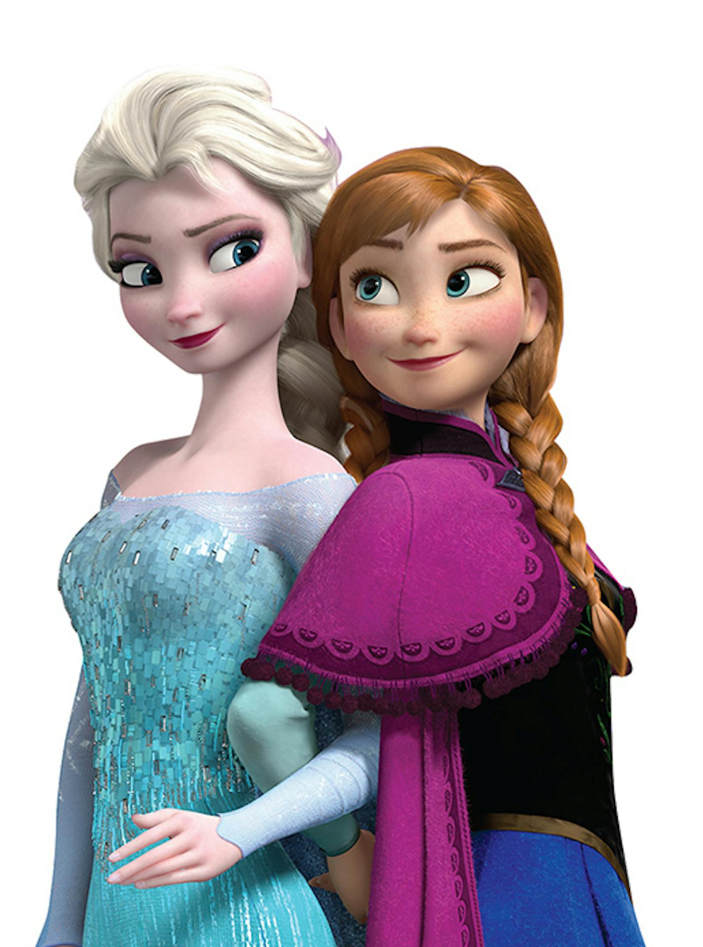 Characters from "Frozen."