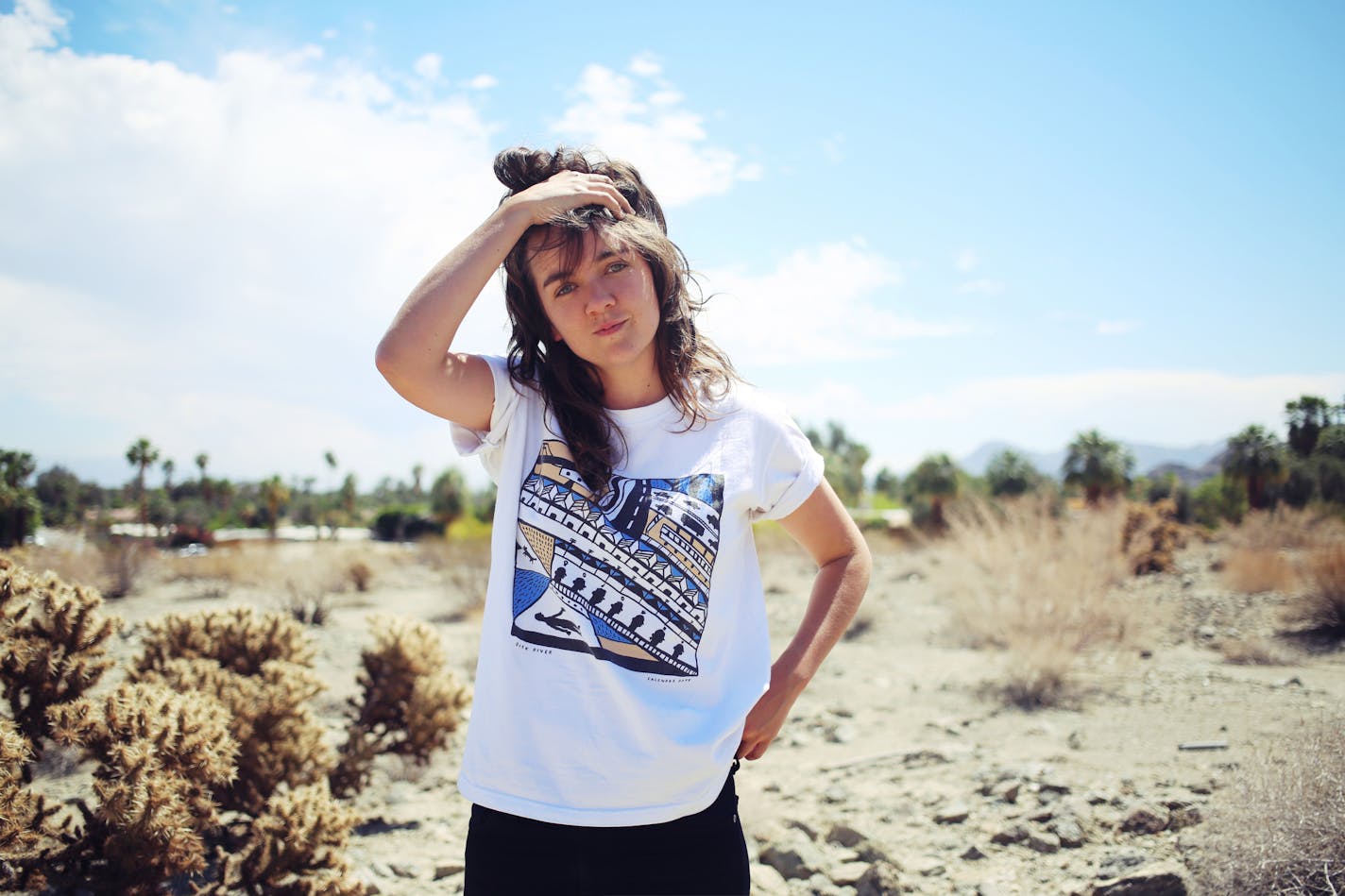 Press photo of Courtney Barnett, provided by Windish