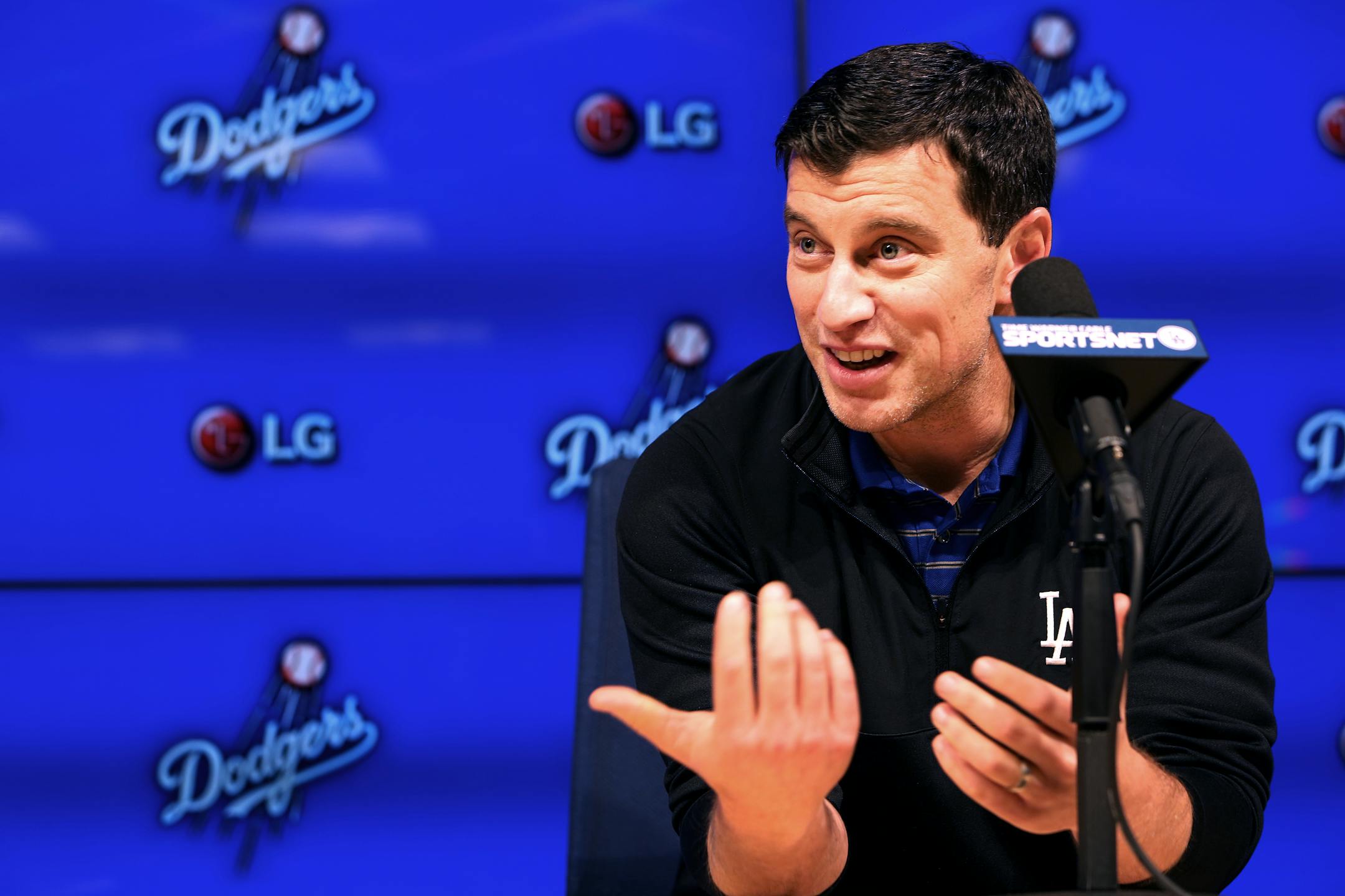 Dodger President of Baseball Operations Andrew Friedman.