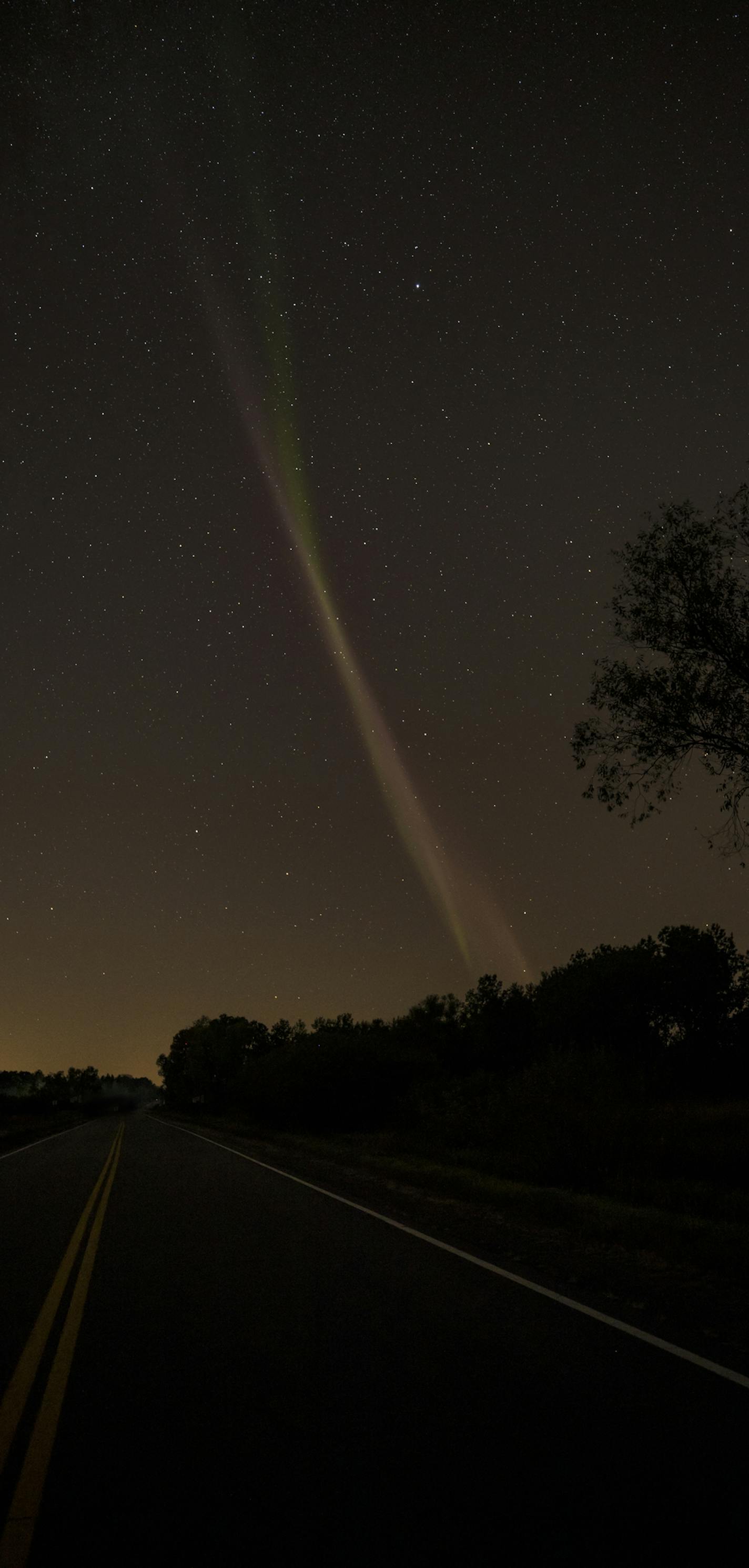 Steve, the so-named aurora phenomenon that gained traction in 2017. (For Outdoors Weekend)