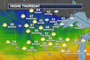 Cooler, Windier Thursday - Even Some Snow In Northern Minnesota?