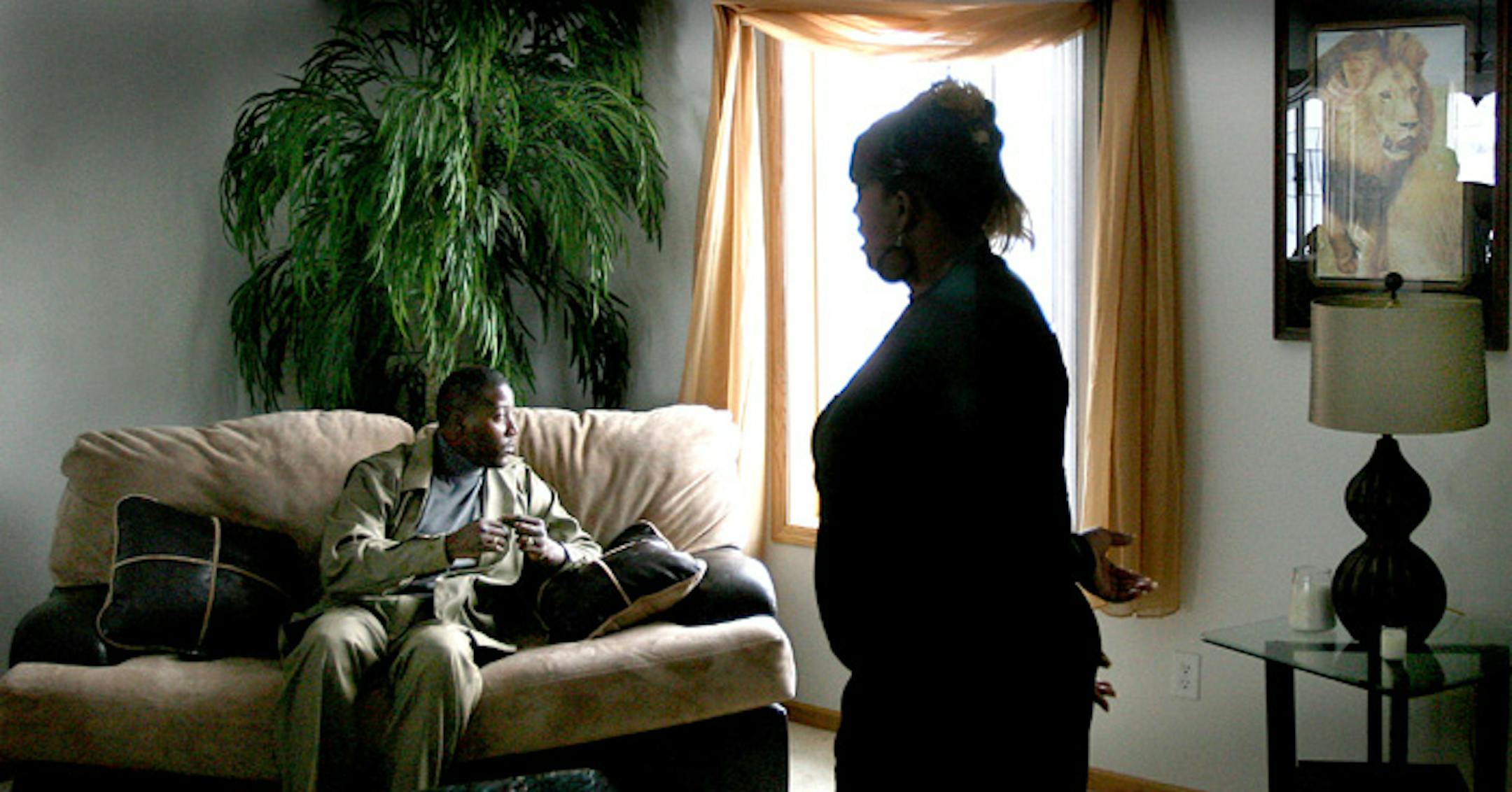 Fredrick Wilson and his wife, Annette, face eviction from the Otsego home they rent. The Wilsons and some of their neighbors in the small city northwest of the Twin Cities in Wright County are victims of a rent-to-own program that fell through.