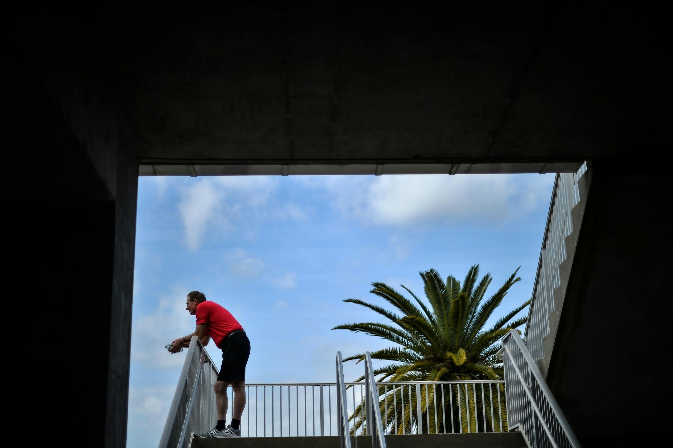 Jerry Wimmers, father of Twins pitcher Alex Wimmers, took in the sights of Twins Spring Training Thursday morning.
