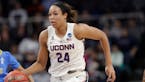 The Lynx selected Connecticut forward Napheesa Collier with the No. 6 overall pick in the WNBA draft Wednesday night.