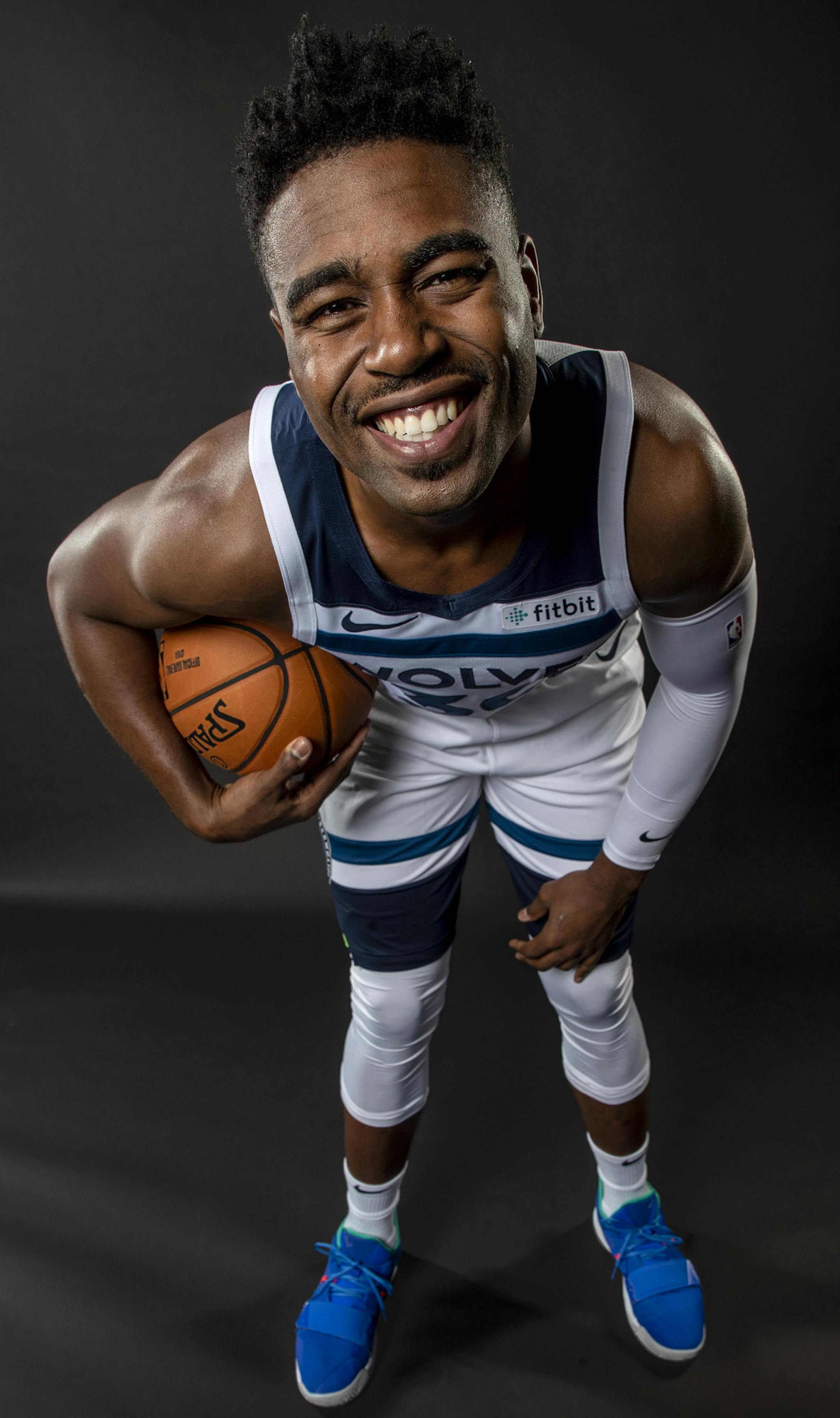 Kelan Martin (30) of the Minnesota Timberwolves. ] CARLOS GONZALEZ • cgonzalez@startribune.com – Minneapolis, MN – September 30, 2019, Target Center, Minnesota Timberwolves media day. ORG XMIT: MIN1910011804522998