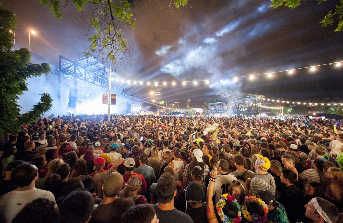 The Harley-Davidson Roadhouse is one of 11 permanent stages on Milwaukee&#x2019;s Summerfest grounds.