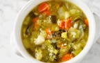 Chunky Vegetable Soup from "Jacques Pepin Quick & Easy."