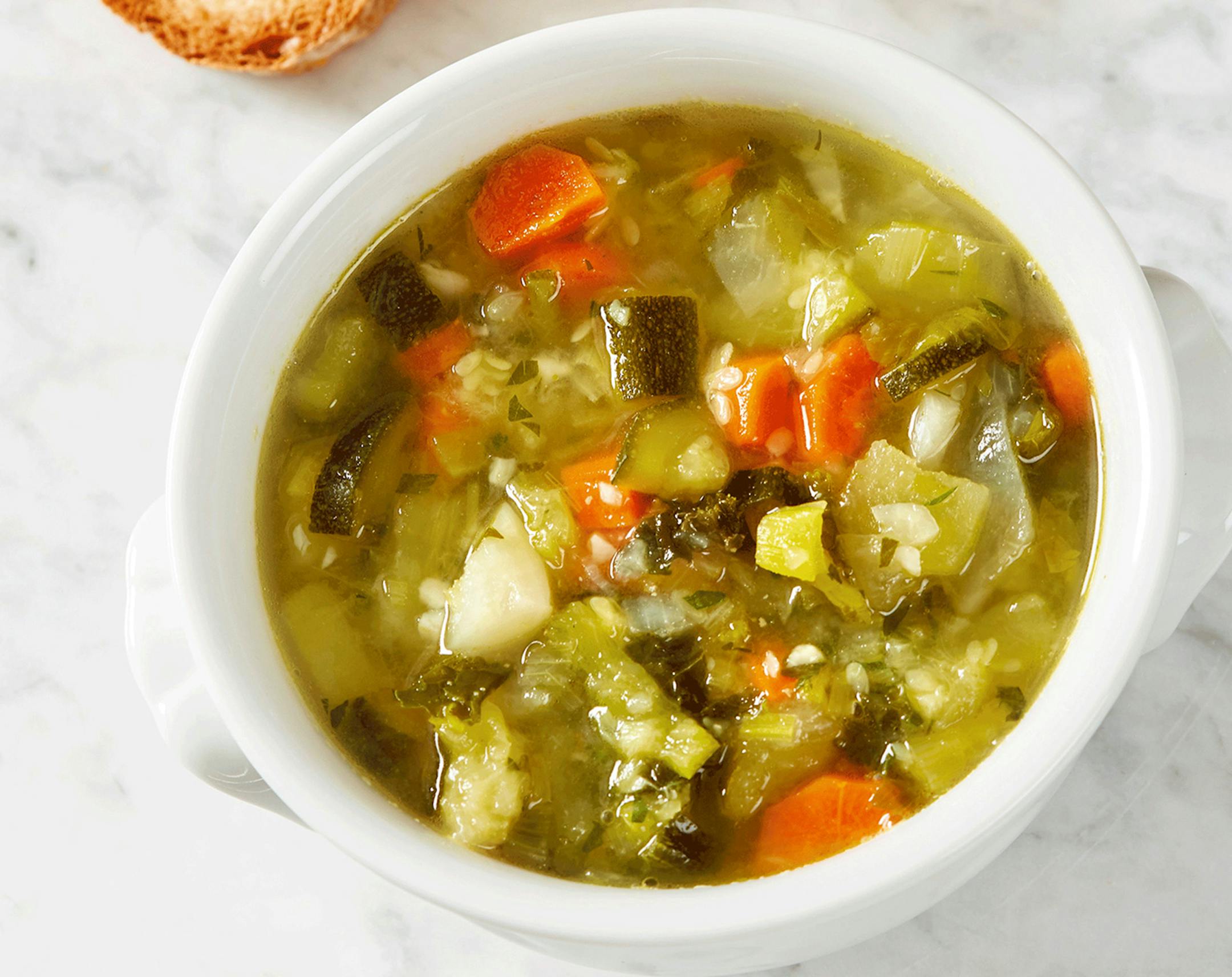 Chunky Vegetable Soup from "Jacques Pepin Quick & Easy."