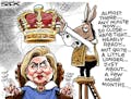 Sack cartoon: Hillary Clinton's coronation