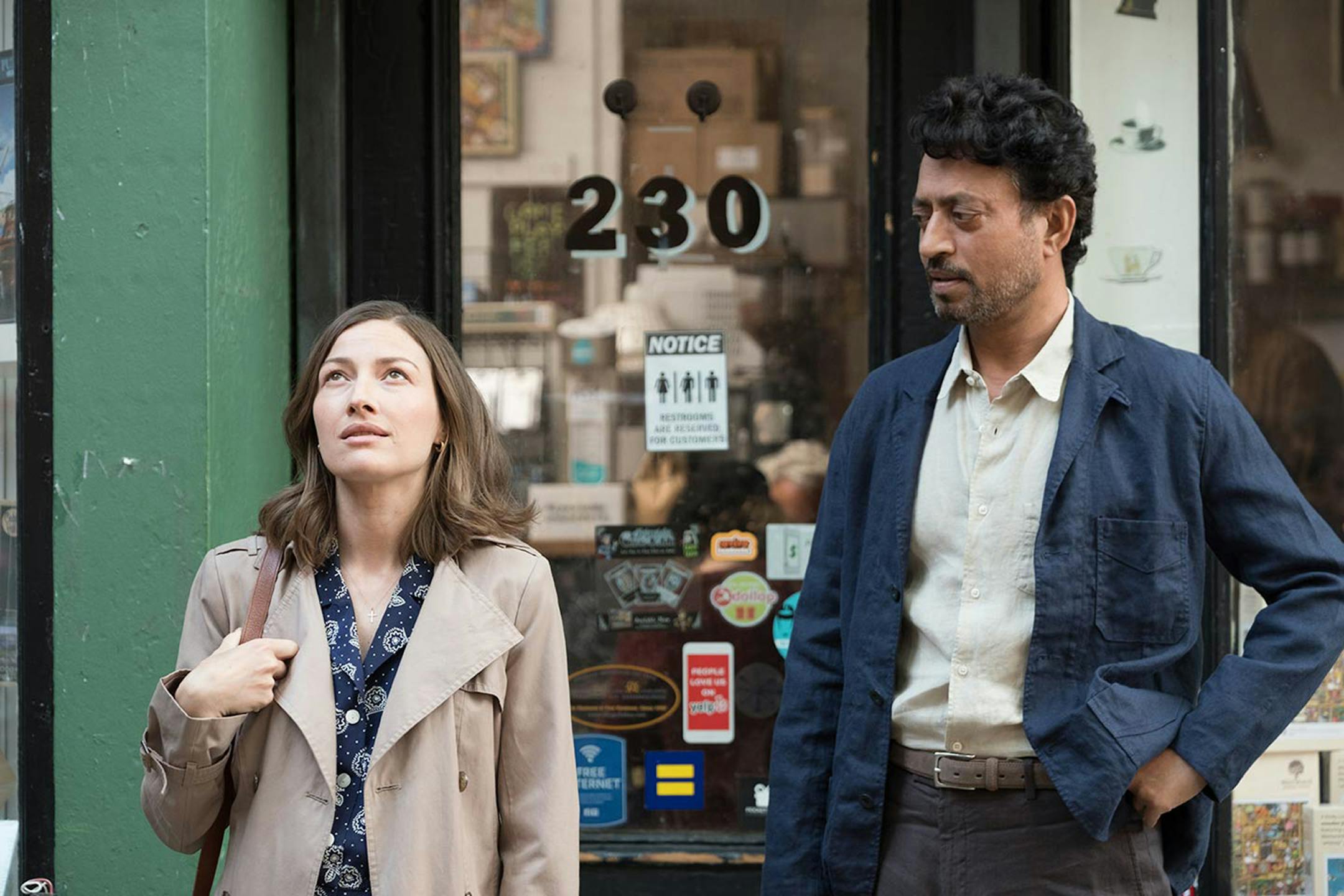Kelly Macdonald and Irrfan Khan star as partners in jigsaw puzzle competitions in the film "Puzzle." (Linda Kallerus / Sony Pictures Classics) ORG XMIT: 1236768