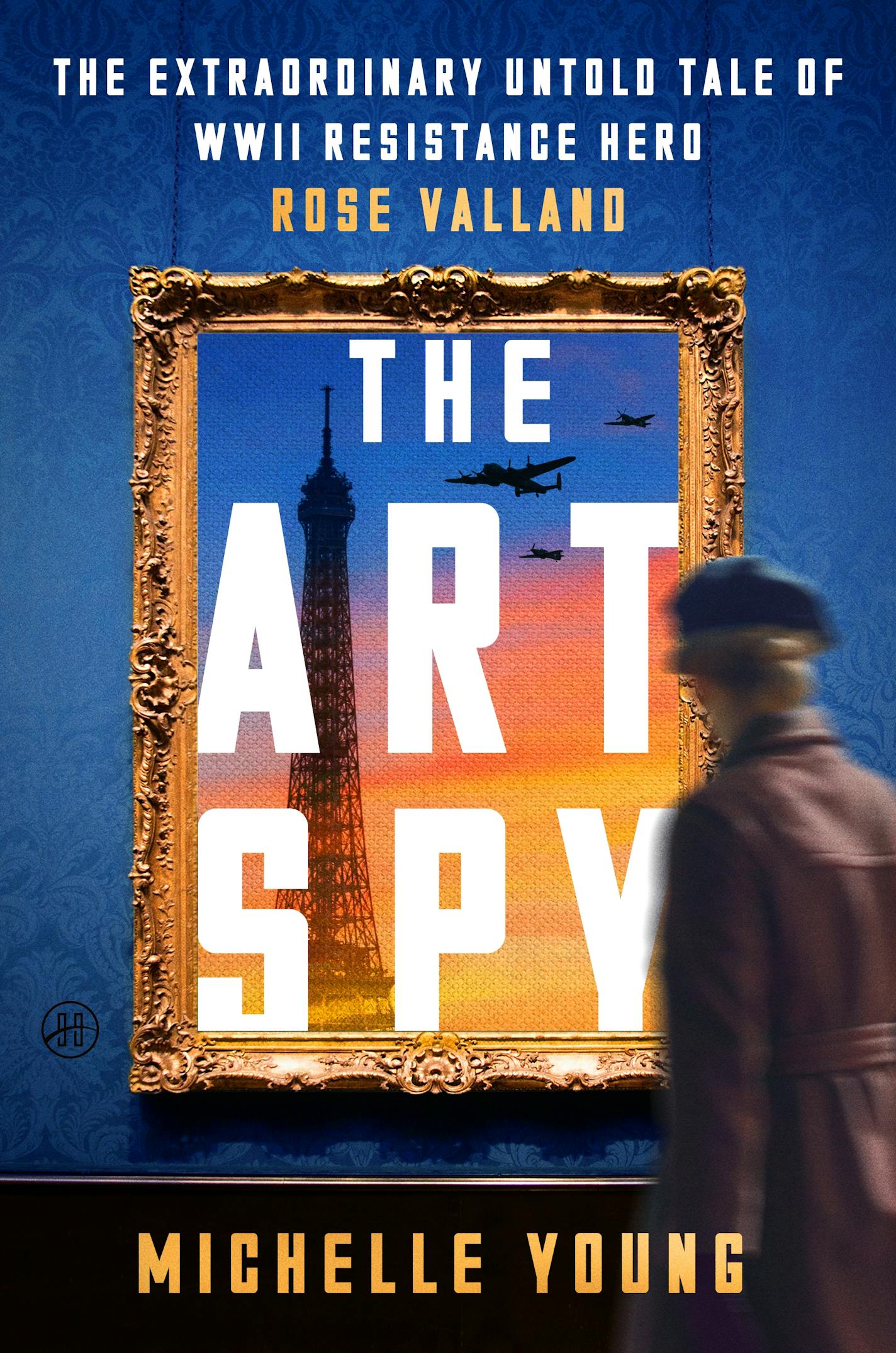 cover of The Art Spy features a framed picture of the Eiffel Tower