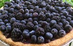 Blueberry-blackberry pie at the Smiling Pelican Bakeshop.
