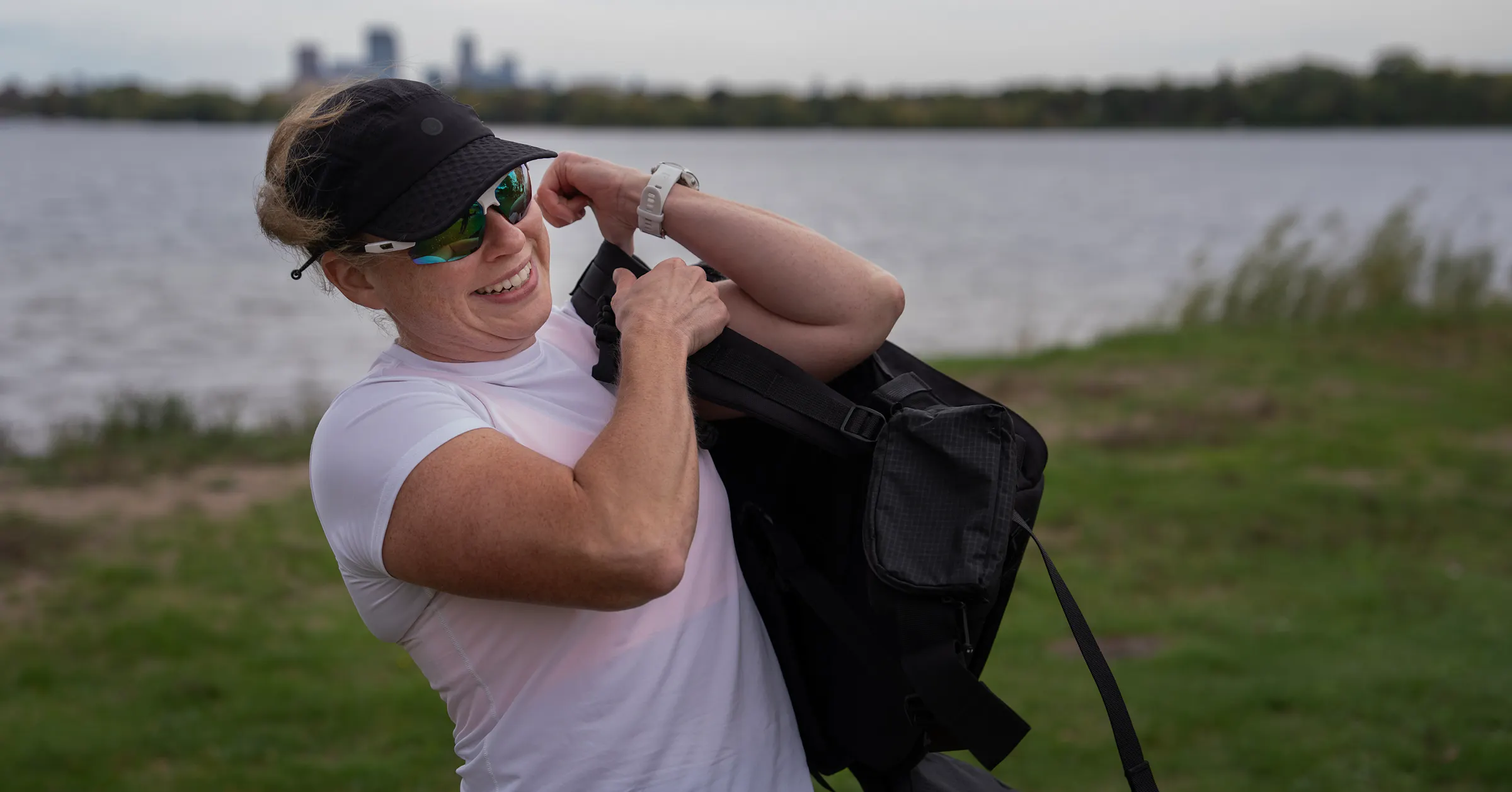 A 40-pound backpack. A half-marathon. A world record on the line.