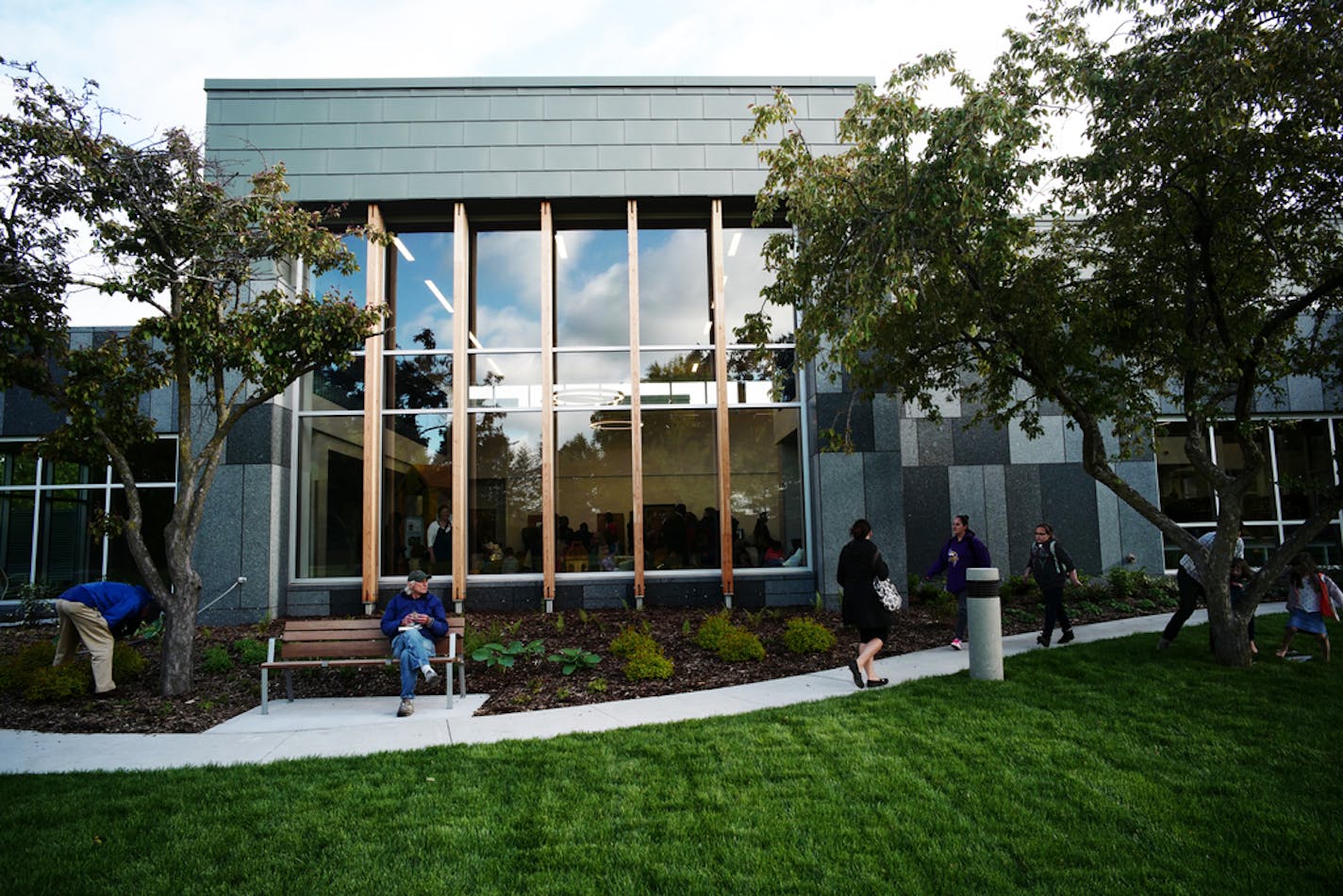 Mohammed Lawal, CEO and principal architect at LSE Architects in Minneapolis, designed the Webber Park library in north Minneapolis.