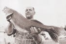 The late LeRoy Chiovitte of Hermantown, Minnesota, held his state record walleye, caught in 1979. The huge walleye weighed 17 pounds, 8 ounces.