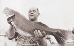 The late LeRoy Chiovitte of Hermantown, Minnesota, held his state record walleye, caught in 1979. The huge walleye weighed 17 pounds, 8 ounces.