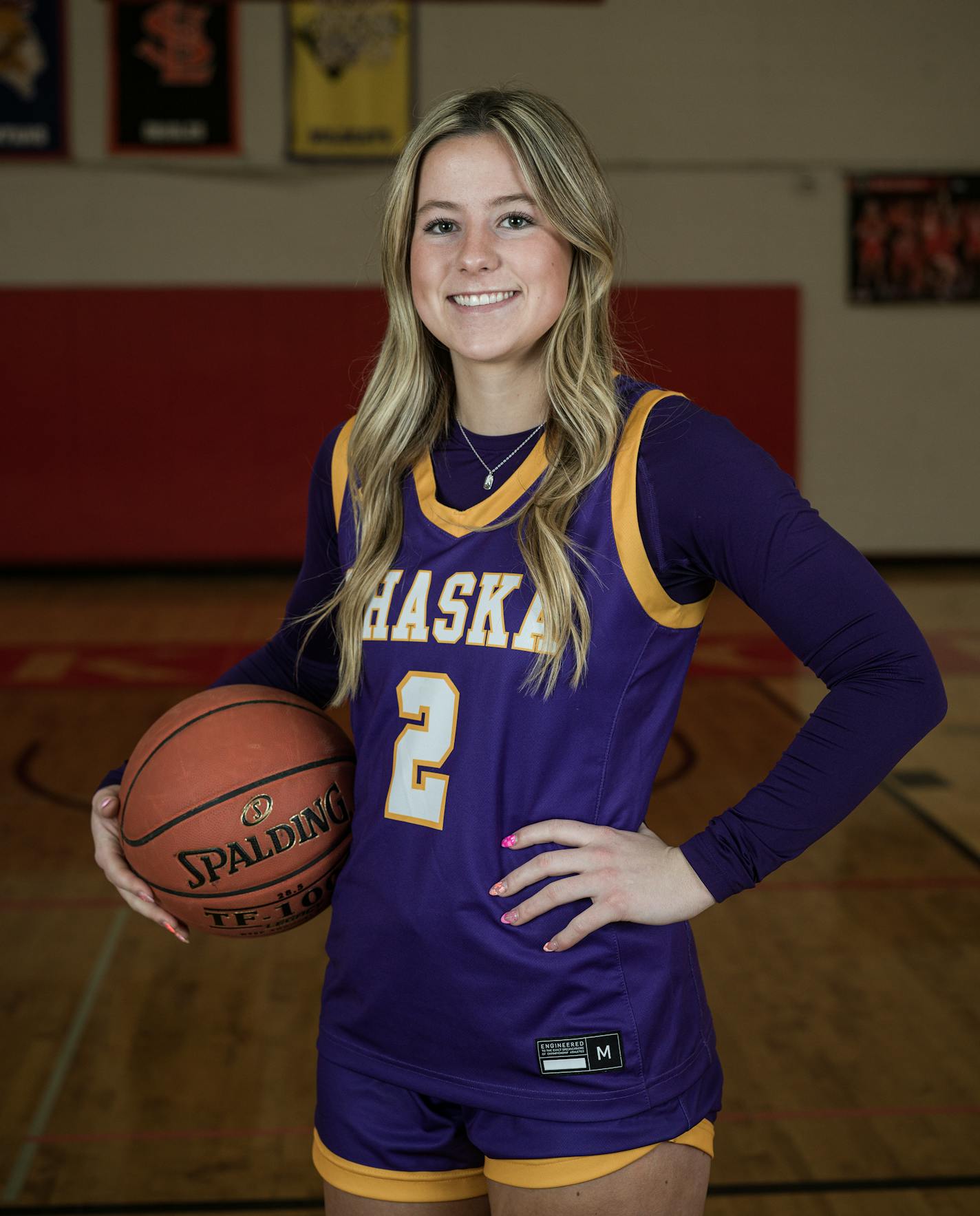 Kennedy Sanders(2) of Chaska is part of the All-Metro girls basketball team in St. Louis Park, Minn., on {wdat). This is for the girls basketball All-Metro team and Metro Player of the Year. ] RICHARD TSONG-TAATARII • richard.tsong-taatarii @startribune.com