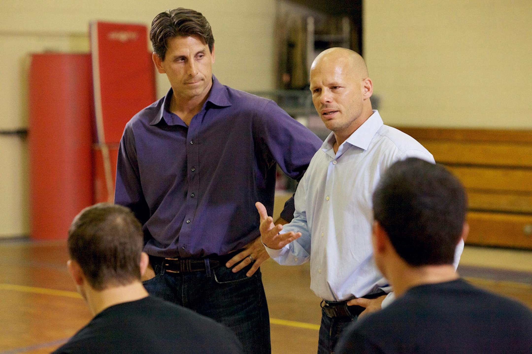 Anytime Fitness co-founders Chuck Runyon and Dave Mortensen on "Secret Millionaire."