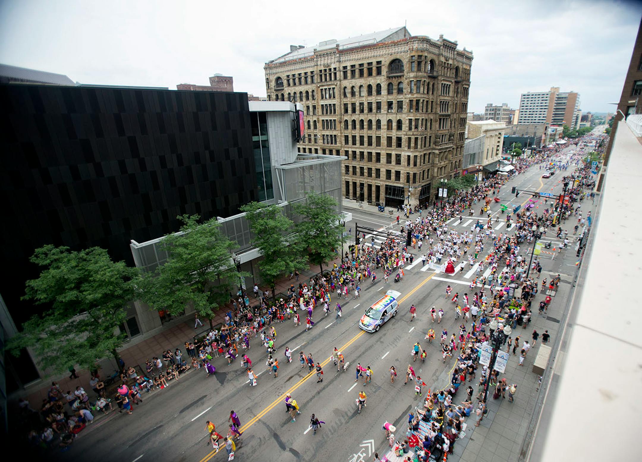Hundreds of thousands of people celebrated love at the pride parade, Sunday, June 24 2018.