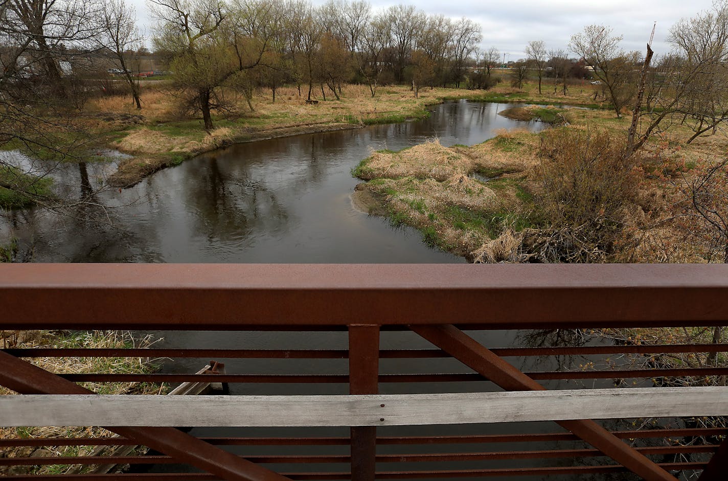 A bridge along the Rice Creek North Regional Trail in Shoreview.