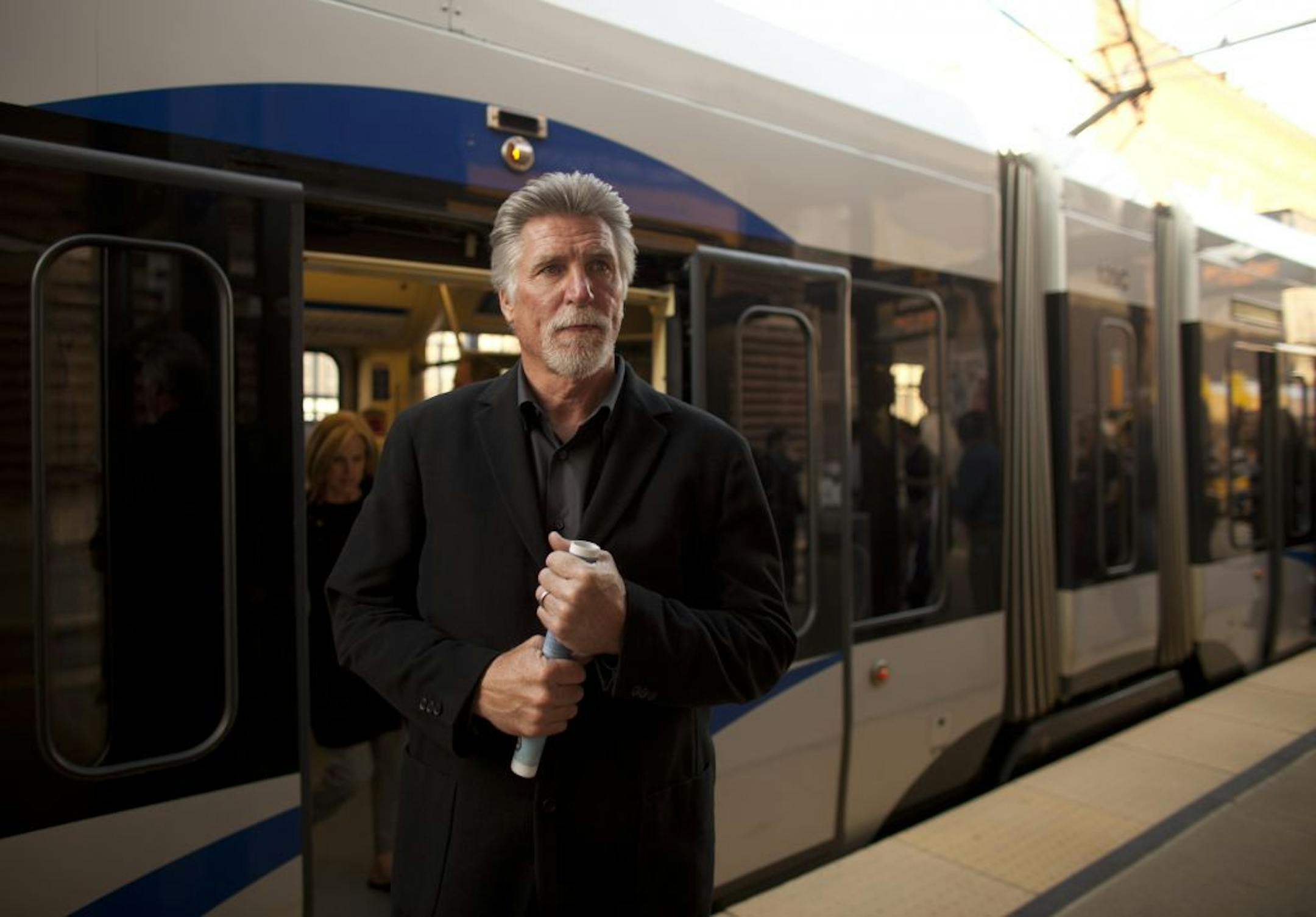 Former Twins pitcher Jack Morris stepped off the light rail train at the Target Field station for the Harmon Killebrew tribute program Thursday evening.