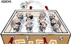 Sack cartoon: Soccer investigation