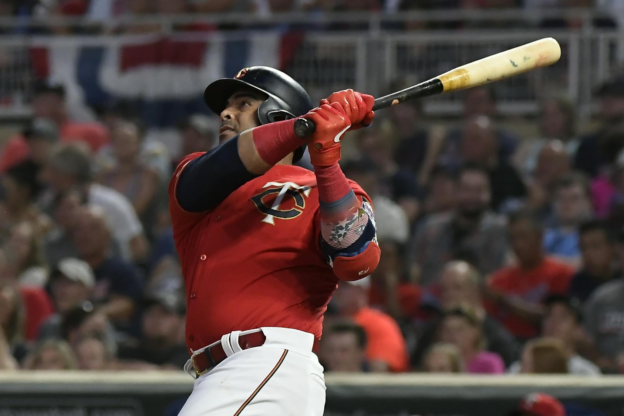 Minnesota Twins designated hitter Nelson Cruz (23)