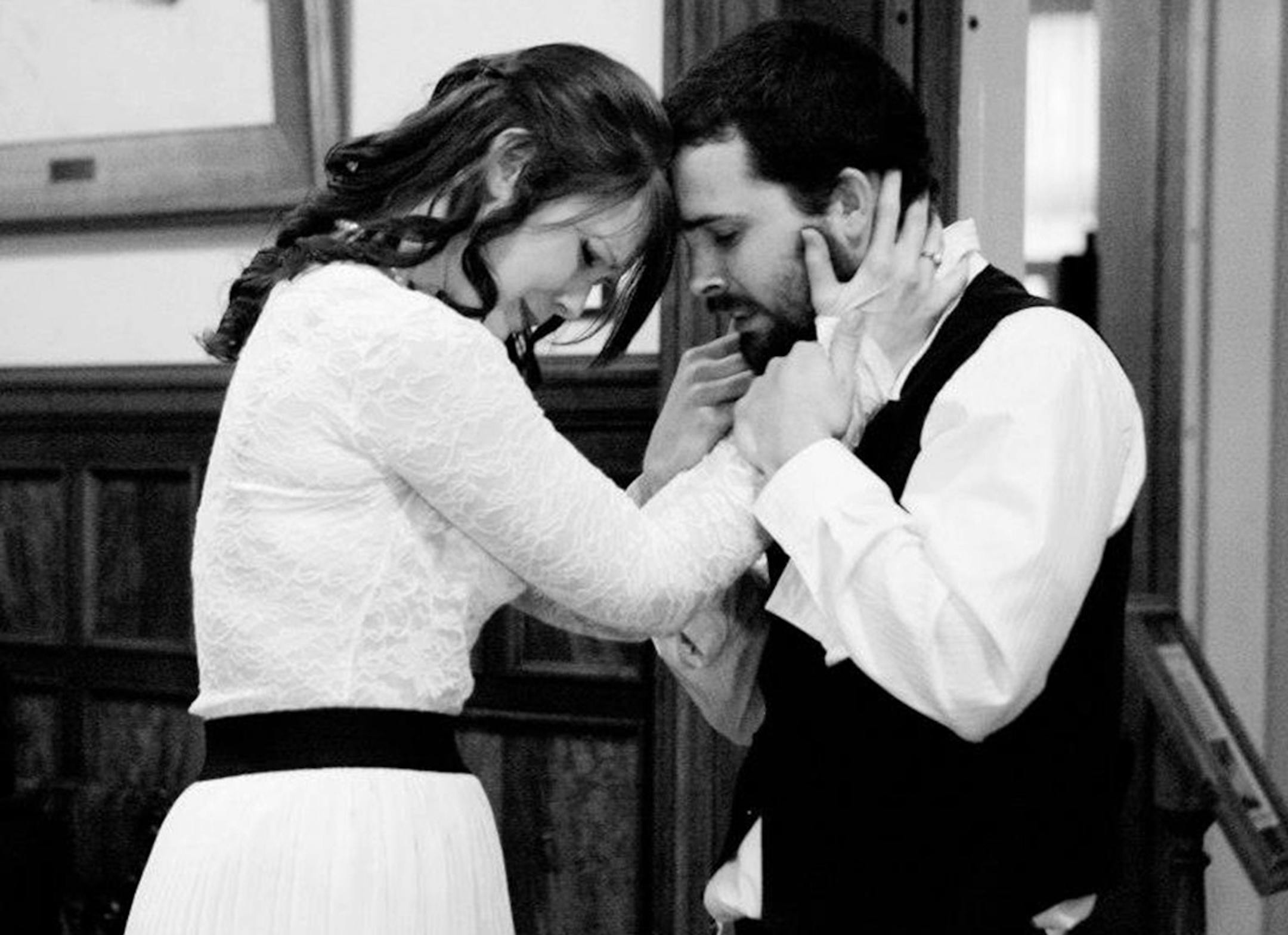 Kelly Nelson as Ophelia and Peter Beard as Hamlet in "Hamlet" by Theatre Coup d'Etat. credit: Studio Laguna Photography