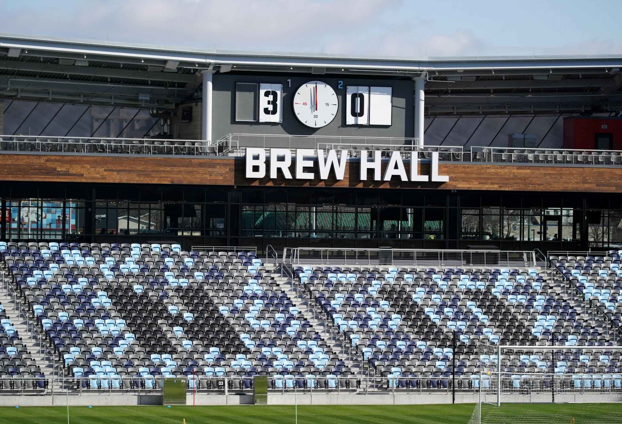 First Minnesota United soccer practice at Allianz Field in St. Paul.