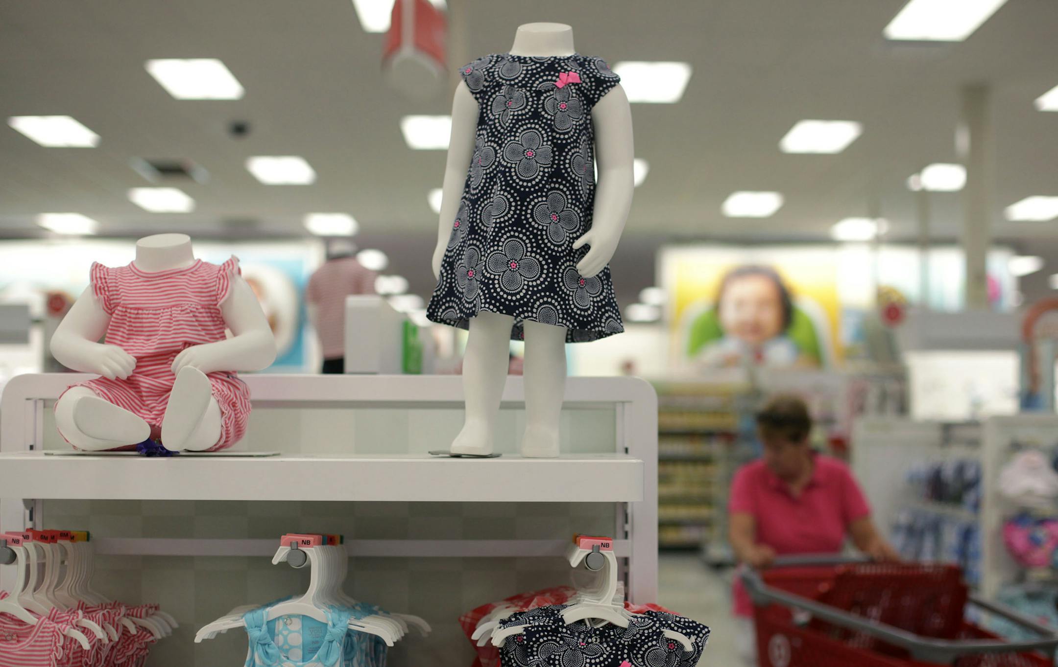 A new feature in this target store is the use of mannequins in all of the clothing sections. ] Target is testing out new features in it's New Brighton Blvd. store. MONICA HERNDON monica.herndon@startribune.com Minneapolis, MN 06/18/2014